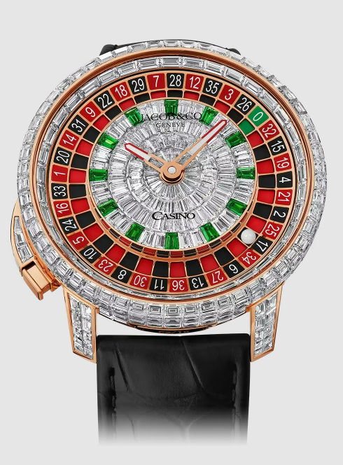 (image for) Jacob & Co casino tourbillon DIAMONDS Replica Watch CA800.40.BD.BA.A